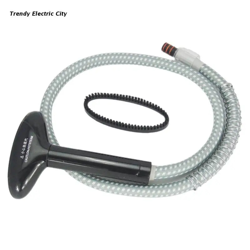 Durable PVC Garment Steamer Guide Hose with Brush Spray Steam Pipe for Garment Steamer Replacement Parts Length 1.6m