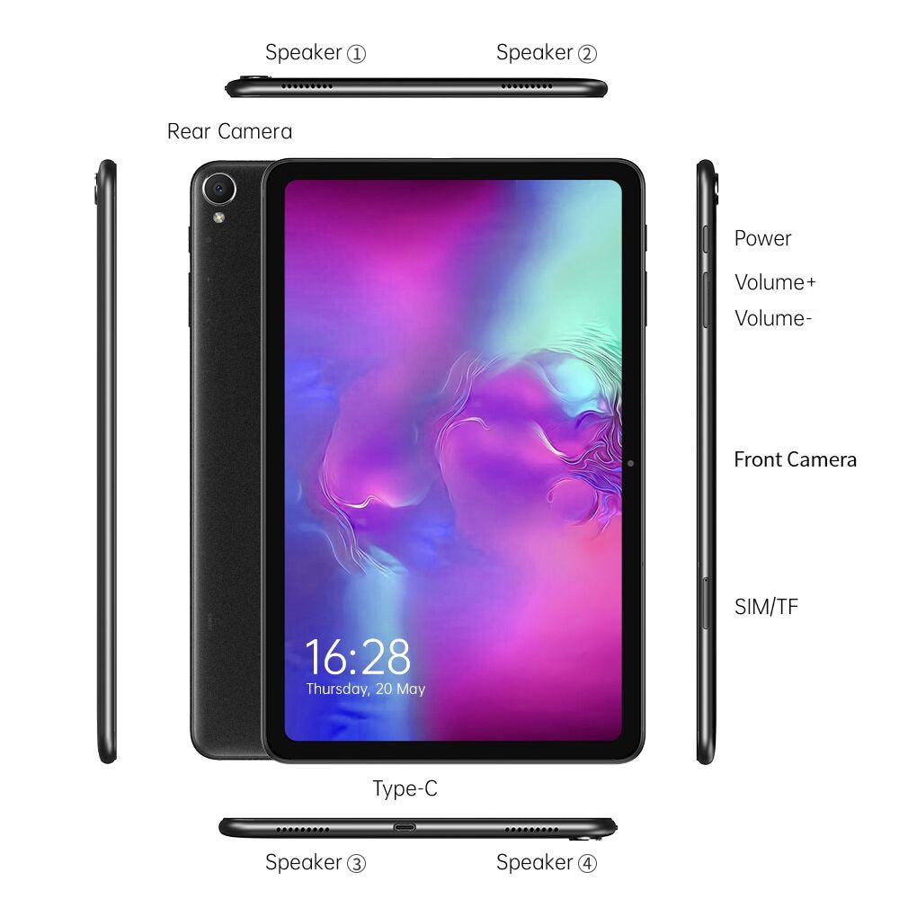 ALLDOCUBE iPlay 40 Pro 10.4 inch  2K Tablet PC Android 11 8GB RAM 256GB ROM Octa Core T618 4G Lte PhoneTablet