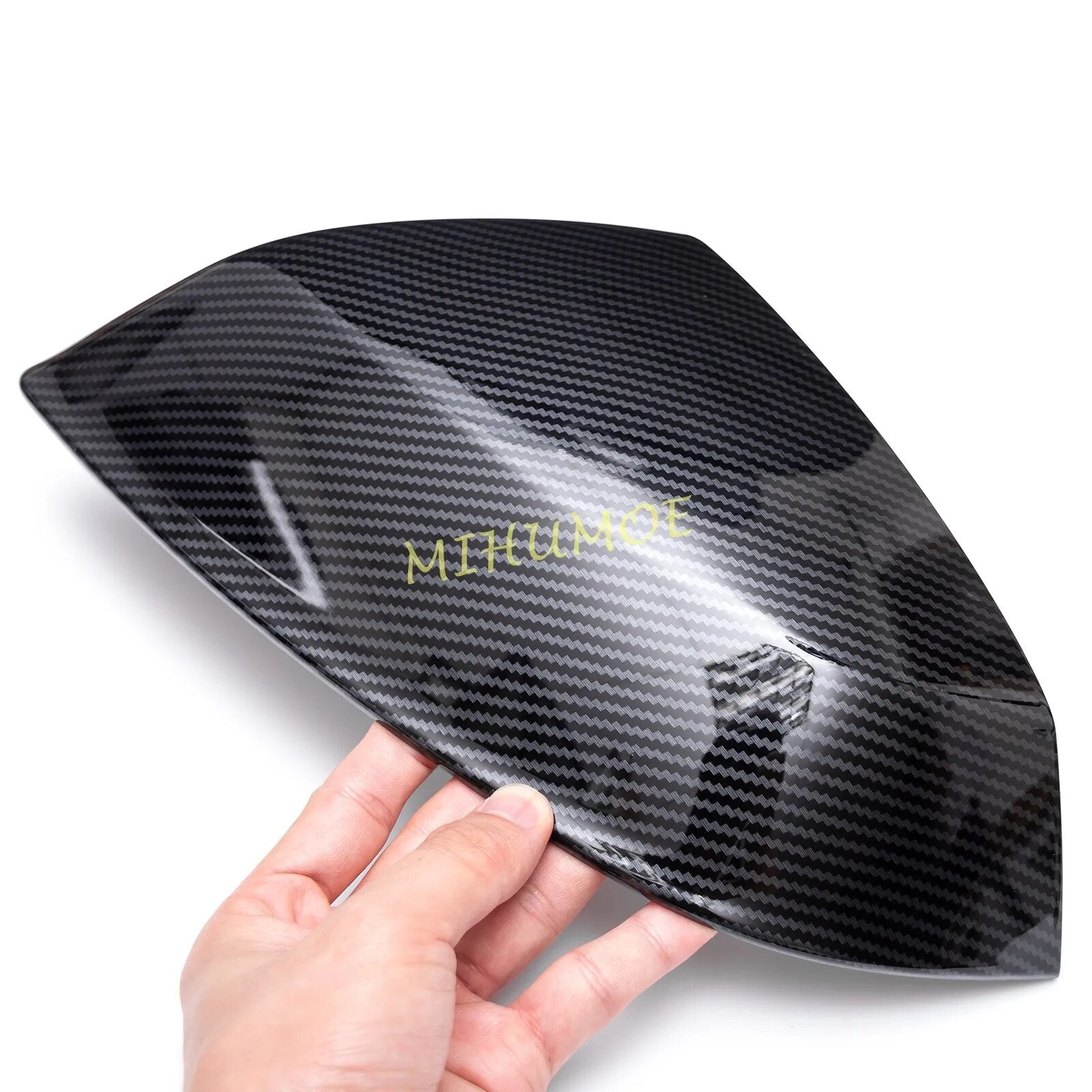 Carbon Fiber Car Side Wing Rearview Mirror Cover Trim For 2017-2020 2021 2022 Audi Q5 SQ5 Sportback Q7