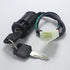 Motorcycle Electric Door Lock 4 Male Plug Ignition Key Switch For 50cc 110cc 125cc 150cc 250cc ATV QUAD Dirt Bike Accessories