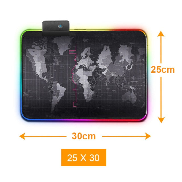 RGB Mouse Pad Gaming Mousepad Gamer Large Desk Backlit Mats Computer Led Carpet Surface For The Mause Ped Xl Deskpad Protector