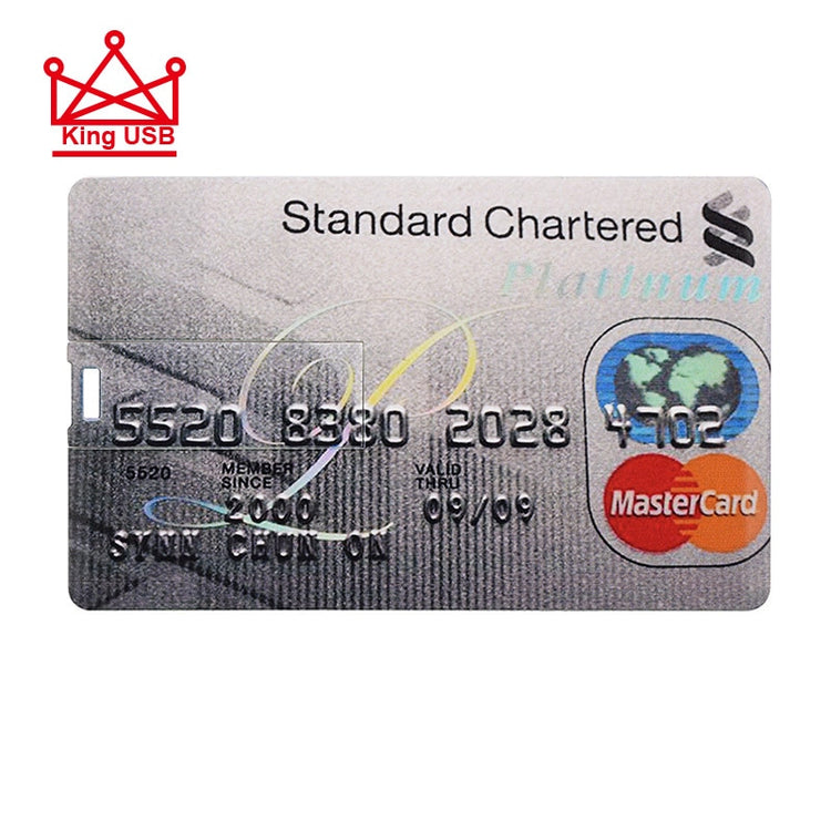Bank Card Series 4GB 8GB 16GB 32GB 64GB 128GB USB Flash Drive Car Key Memory Stick Flash Pen Drive U disk