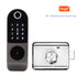Tuya App Smart Lock Double Side Fingerprint Lock Waterproof Security Home Lock Digital Password RFID Keyless Entry Door Lock