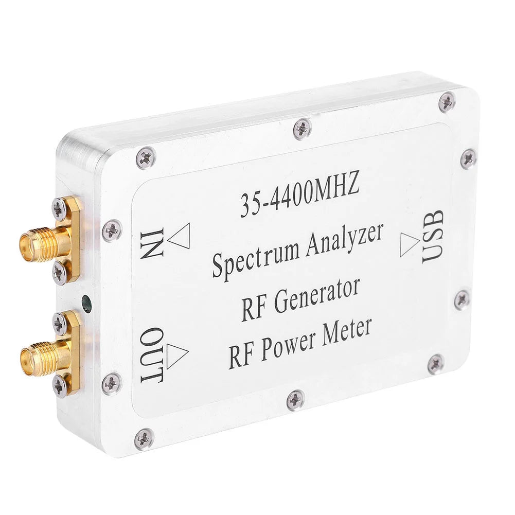35-4400MHz Spectrum Analyzer With Aluminum Alloy Shell Sweep Signal Source Power Meter With A USB Interface High Quality