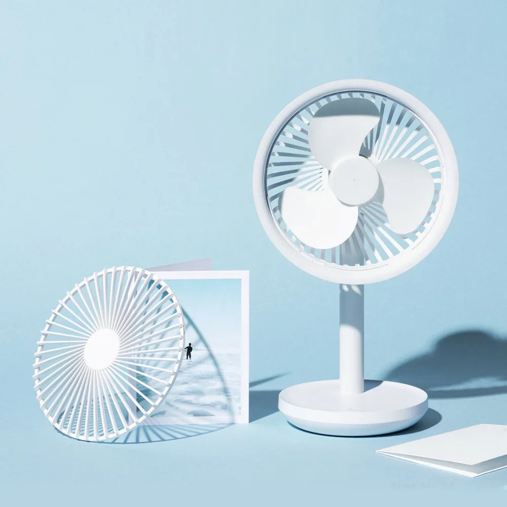 YOUPIN SOLOVE Desktop mini fan Portable Standing fans Type-C usb rechargeable 4000mAh air conditioner table easy to carry