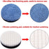 35 Pieces Car Polishing Pad Kit 80mm Buffing Pads Foam Polish Pads Polisher Attachment for Drill