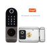 Tuya App Smart Lock Double Side Fingerprint Lock Waterproof Security Home Lock Digital Password RFID Keyless Entry Door Lock