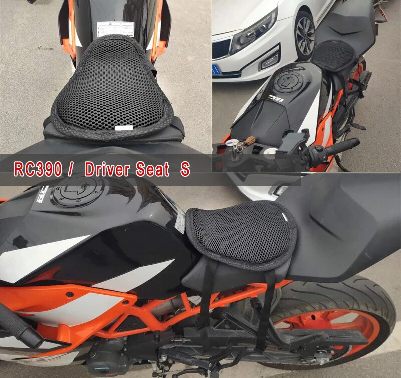 REESSOR 3D Motorcycle seat cushion Heat insulation and sun protection Motorcycle breathable Cooling Seat Cover