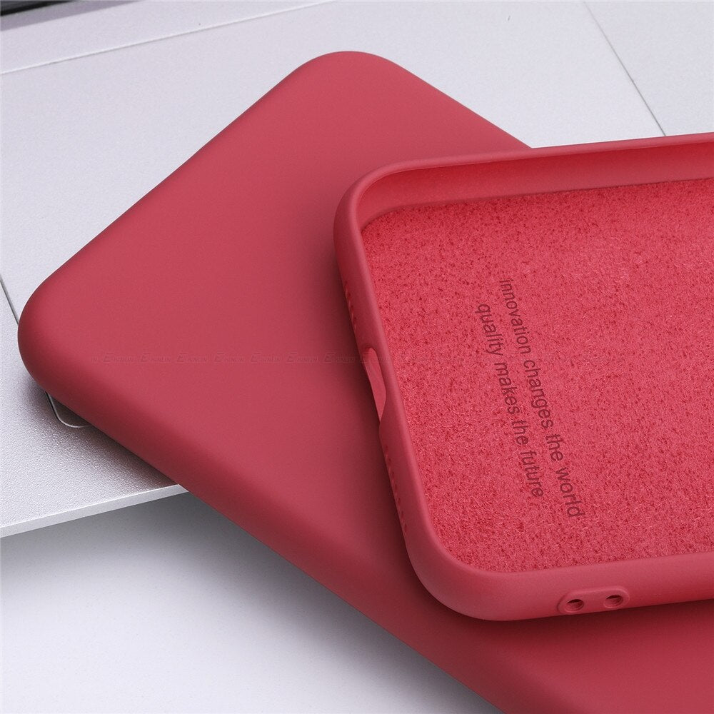 Slim Soft Full Cover Protective Liquid Silicone Solid Plain Phone Case For Meizu 18 18X 18s 17 Pro 16th