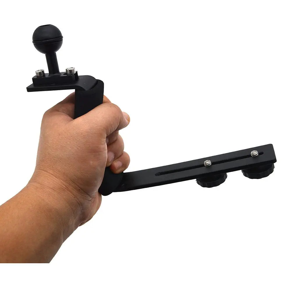 VELEDGE Diving Handle Tray Bracket Portable Single Balancer Holder Handheld Stabilizer for Underwater Grip Camera Housings