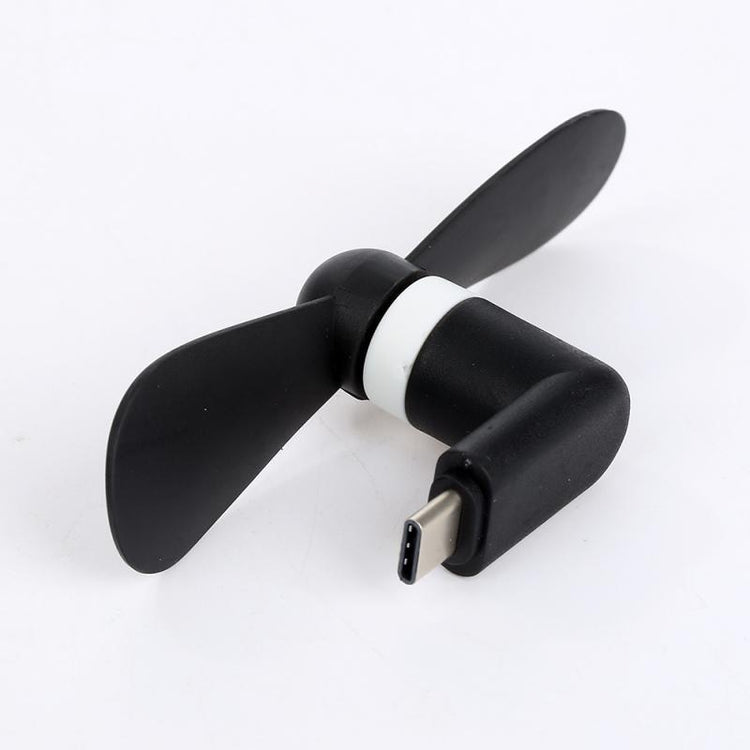 1PC Portable Mini 2 In 1 Mobile Phone Fan Type C Adapter Smartphone For Android Hanldheld Cooling Fan