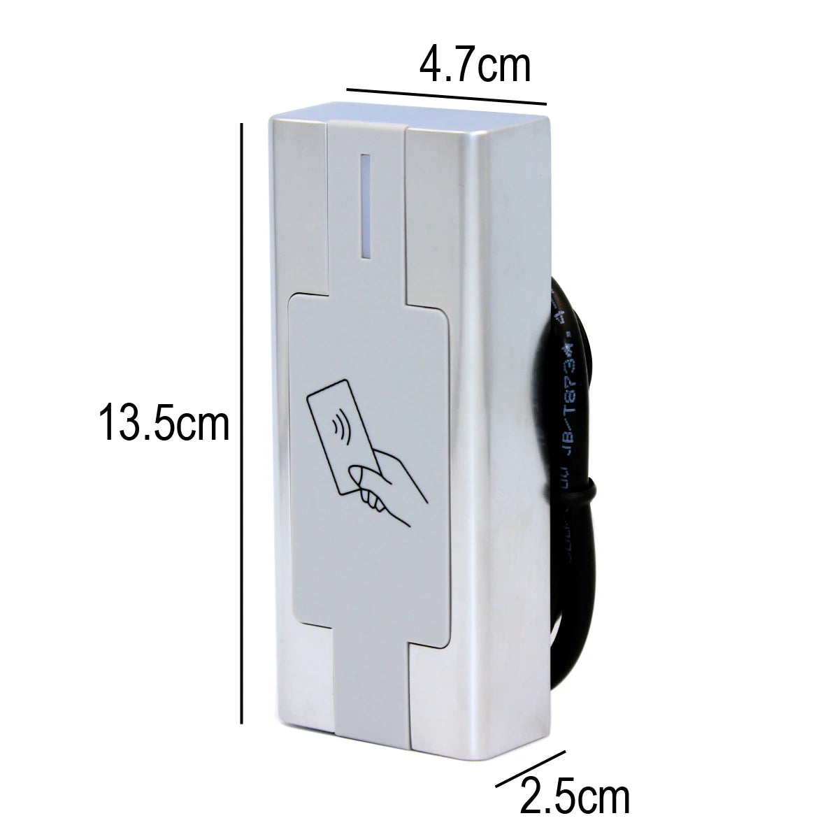 125khz RFID Metal Access Control Reader 3000 User Proximity RFID Card Reader Access Control System Waterproof IP67 wiegand input