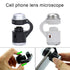 Mobile Phone Microscope Telescope Camera Clip Lens 30x Zoom LED Light Photography PR Sale