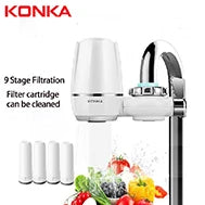 KONKA Tap Water Purifier Washable Ceramic Kitchen Faucet Percolator Water Filter Filtro Rust Bacteria Removal Replacement Filter