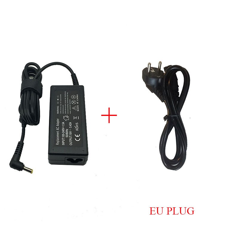 19V 3.42A 65W 5.5*1.7mm AC Laptop Charger Adapter For Acer Aspire 5315 5630 5735 5920 5535 5738 6920 6530G 7739Z Power Supply