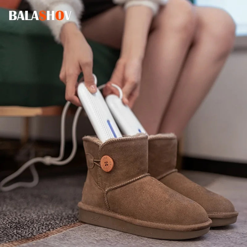 Electric Shoe Dryer Portable Timing Boot Dryer UV Deodorization Sterilization Dehumidification Shoes Baked Dryer Machine Heate