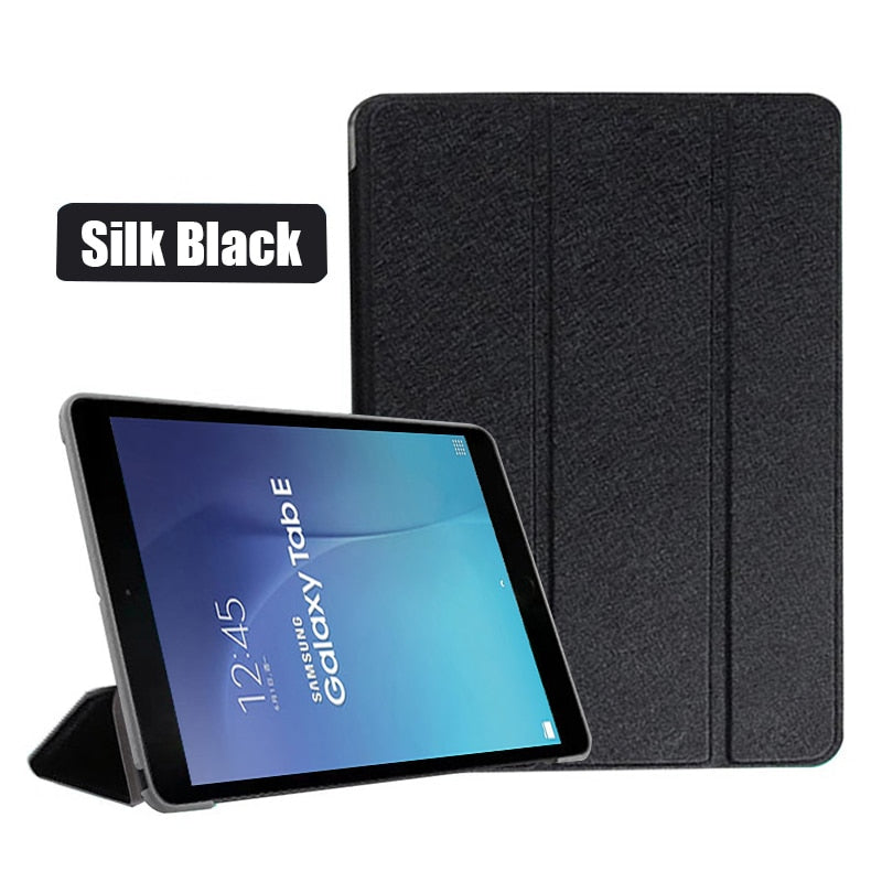 Case for Samsung Galaxy Tab E 9.6 T560 T561 SM-T560 SM-T561 Tablet Funda Slim Stand PU Leather Cover for Samsung Tab E 9.6 Case