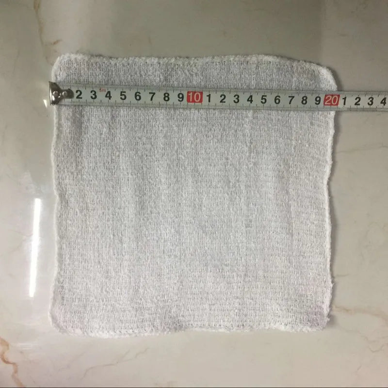 10pcs/pack Disposable White Small Towel 20 * 20cm Hotel Small Square Towel Aviation Towel Household Travel Face Washcloth