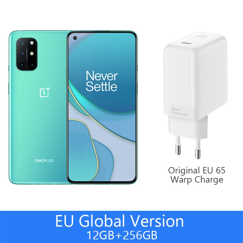 Global Version OnePlus 8T 8 T OnePlus Official Store Snapdragon 865 5G Smartphone 12GB 256GB 120Hz Fluid Display 65W Warp NFC