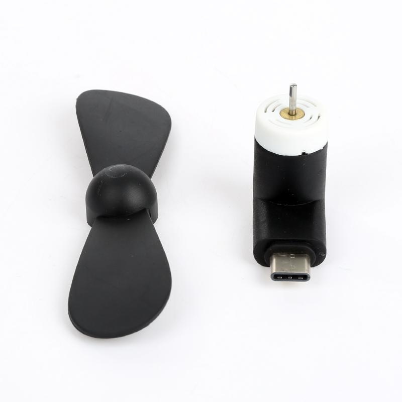 1PC Portable Mini 2 In 1 Mobile Phone Fan Type C Adapter  Smartphone For Android Hanldheld Cooling Fan