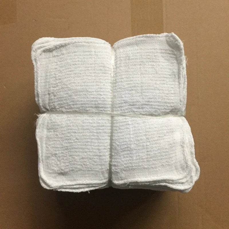 10pcs/pack Disposable White Small Towel 20 * 20cm Hotel Small Square Towel Aviation Towel Household Travel Face Washcloth