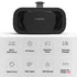 Original G10 IMAX Giant Screen VR Glasses 3D Virtual Reality Box Google Cardboard Helmet for 4.7-7" Smartphone,Matching Joystick