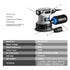 DEKO 320W Random Orbital Electric Sander Machine with 16Pcs 125mm Sandpapers Strong Dust Collection Polisher