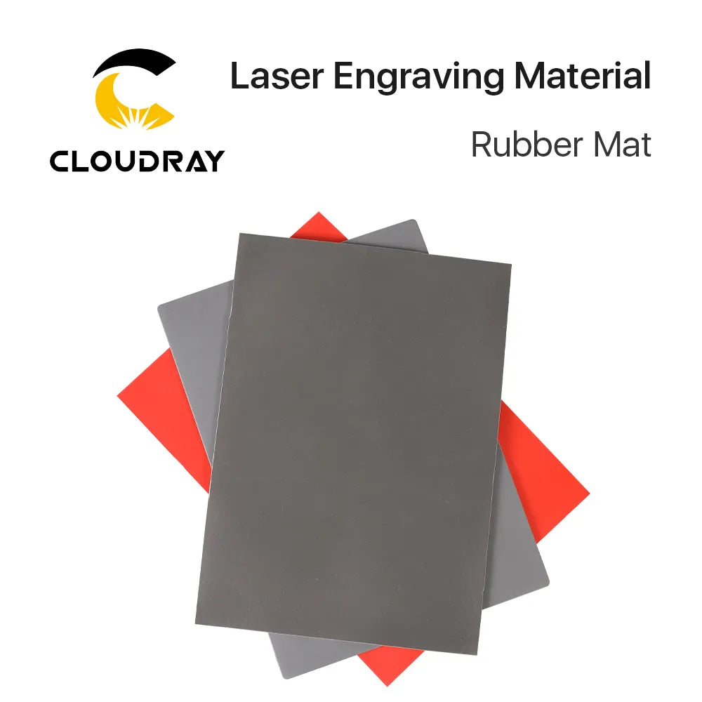 Cloudray Rubber Mat Laser Engraving Material Seal Engraving DIY Art Design Material for Laser Engraving & Marking Machine