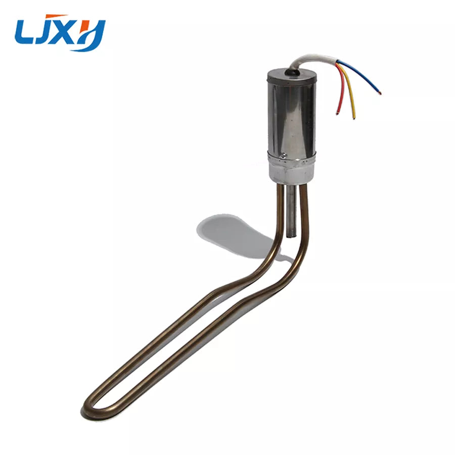 LJXH Anti-UV 47mm Bottom Inserted Water Heater Auxiliary Solar Electric Heating Tube Anti-dry Heating with Temperature Control