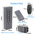Waterproof Wireless Door Lock Remote Control Access Control 125Khz 13.56Mhz RFID Access Control Wireless Keypad Control Reader