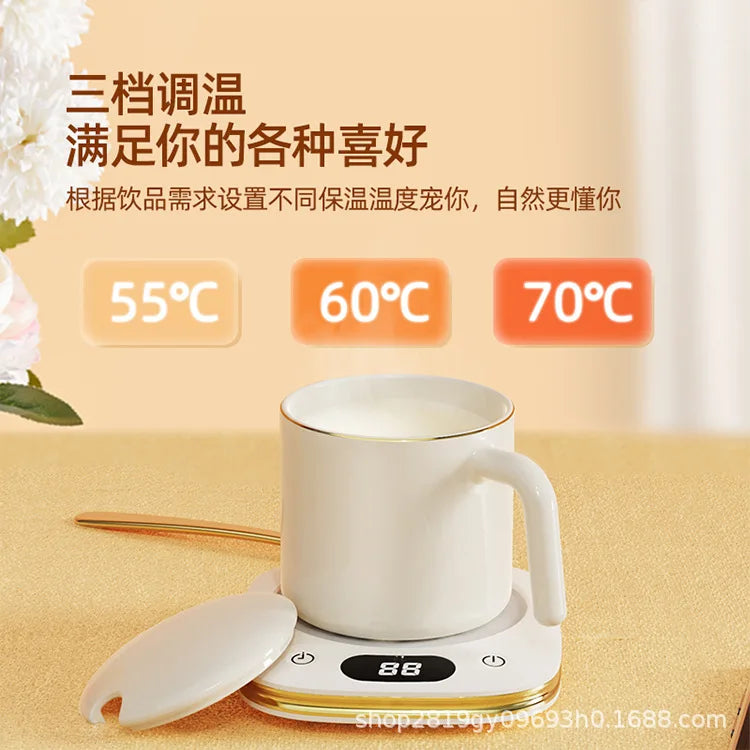 Electric Coffee/Mug/Cup Mat/Warmer Heating Pad With Timer 3 Temperatures Home Milk Tea Gift Electric Kettle Home Appliances