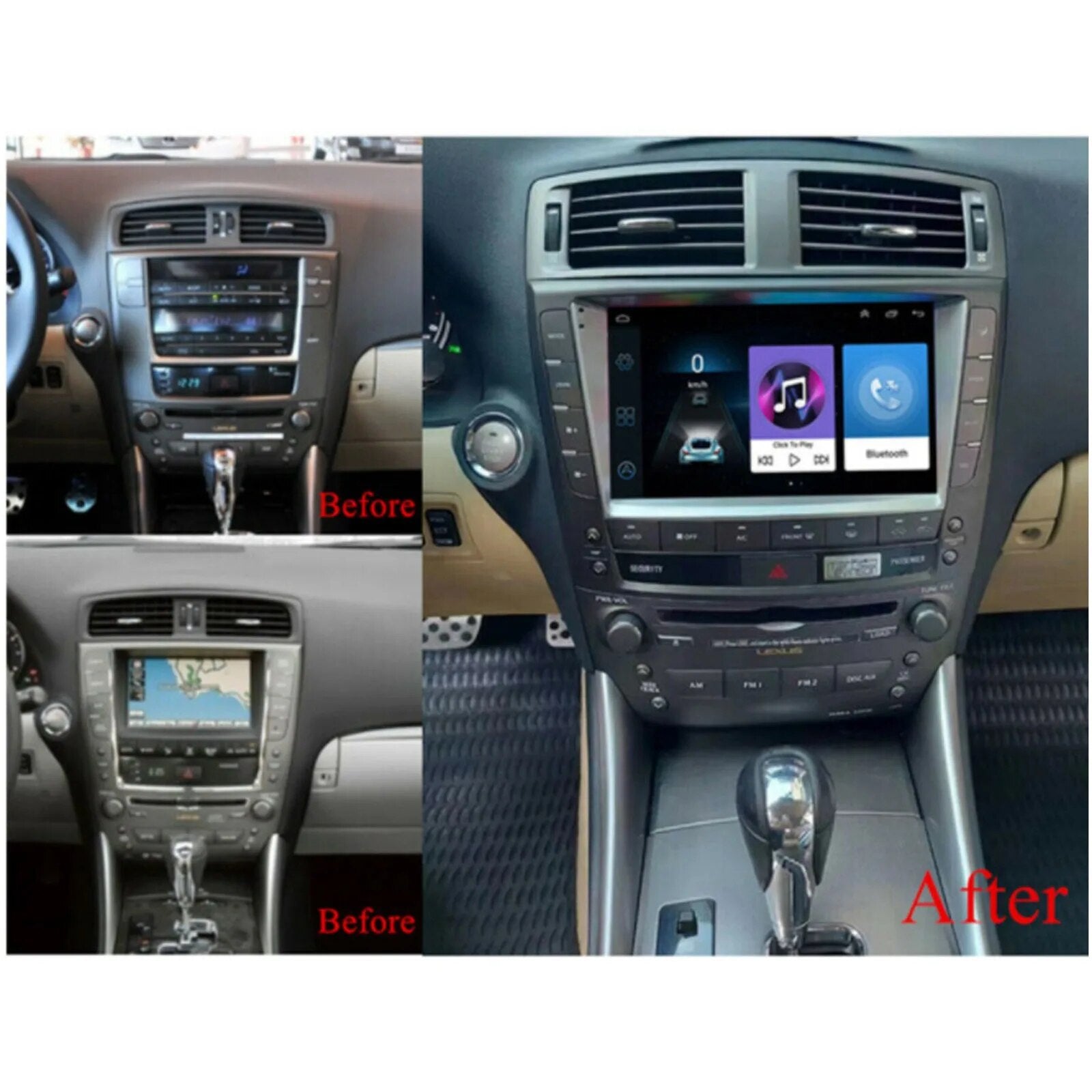 9" Android 10 Car Radio Autoradio For Lexus IS250 IS300 IS350 2005-2012 DVD GPS Navigation Multimedia Player Head Unit 2 Din