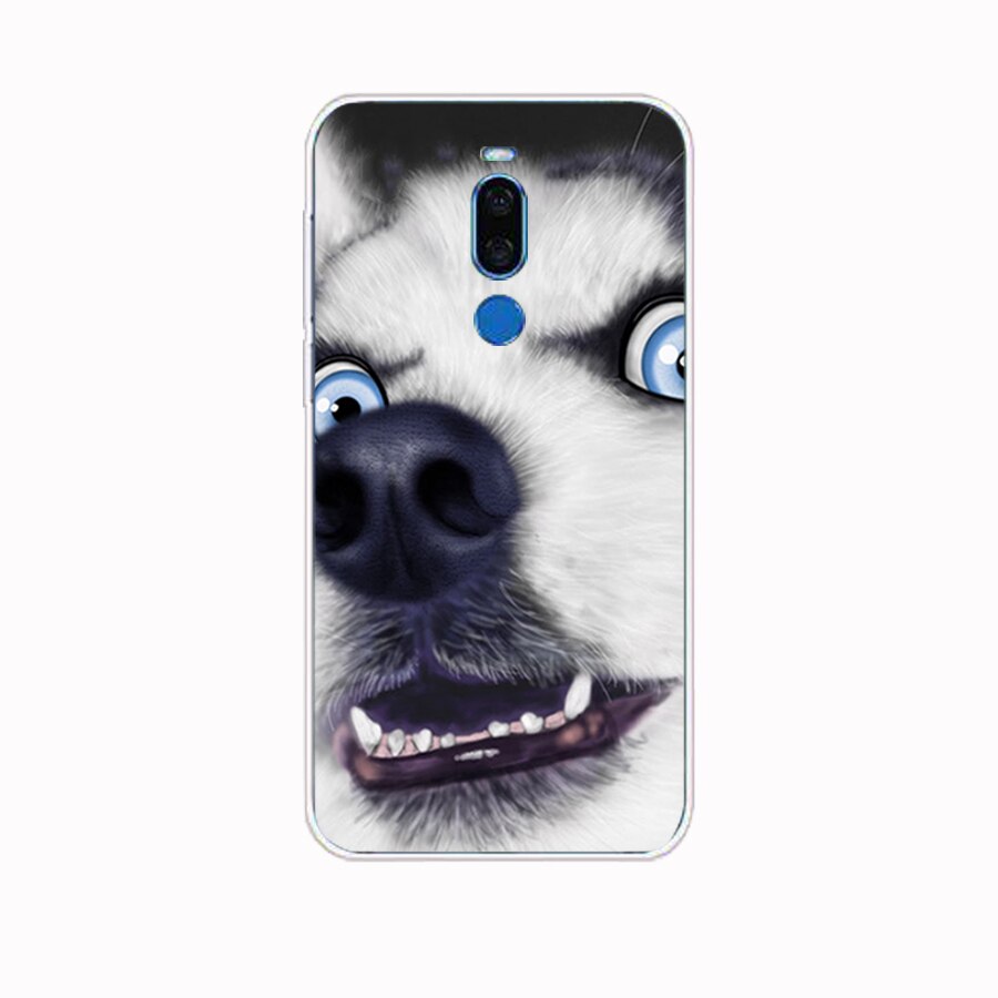 For Meizu X8 Case Silicon Soft TPU Phone Cover for Meizu X 8 MeizuX8 Coque Bumper full 360 Protective fundas cute cat dog 8