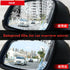 2/4PCS Car Rearview Mirror Rainproof Film Nano Mirror Anti-fog Film Mirror Glass Water Repellent Long-lasting Film Universal