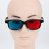 Black Frame Red Blue 3D Glasses Home Theater Immersive Experience For Dimensional Anaglyph Movie Game DVD Video Gift Glasses Rub