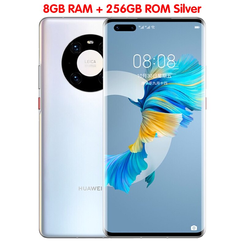 Original HUAWEI Mate 40 Pro 4G Mobile Phone 6.76" OLED 90Hz Kirin 9000 Octa Core HarmonyOS 2.0 50MP Triple Camera NFC Smartphone
