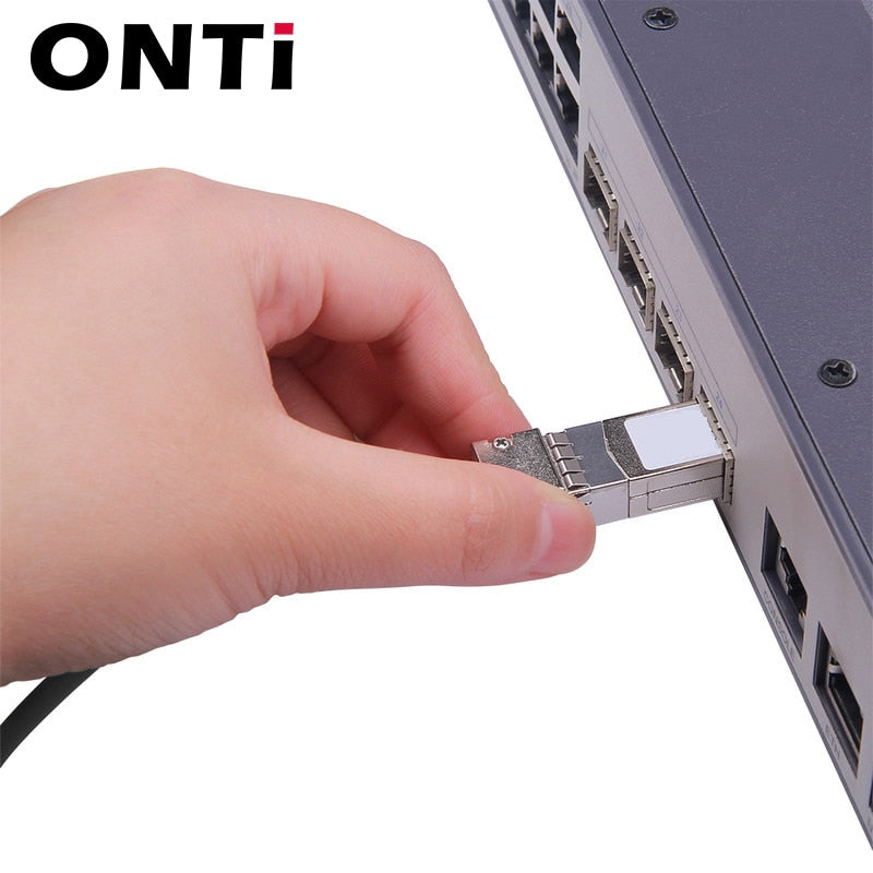 ONTi 10G SFP+ Twinax Cable, Direct Attach Copper(DAC) Passive Cable, 0.5-7M, for Cisco,Huawei,MikroTik,HP,Intel...Etc Switch