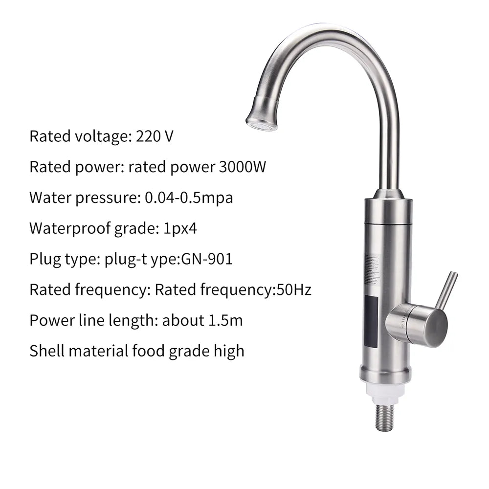 saengQ Electric  Water Heater Kitchen faucet Instant Hot Water Faucet Heater 220V Heating Faucet Instantaneous Heaters