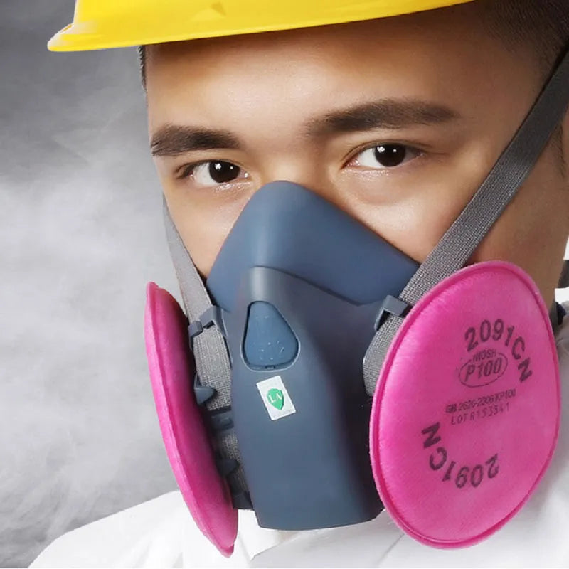 7502 Gas mask Chemical Respirator Protective Mask Industrial Paint Spray Anti Organic Vapor 6001/2091 filter Pesticide Protectio