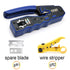 YPAY rj45 crimper network tools pliers cat5 cat6 8p rg rj 45 ethernet cable Stripper pressing wire clamp tongs clip rg45 lan