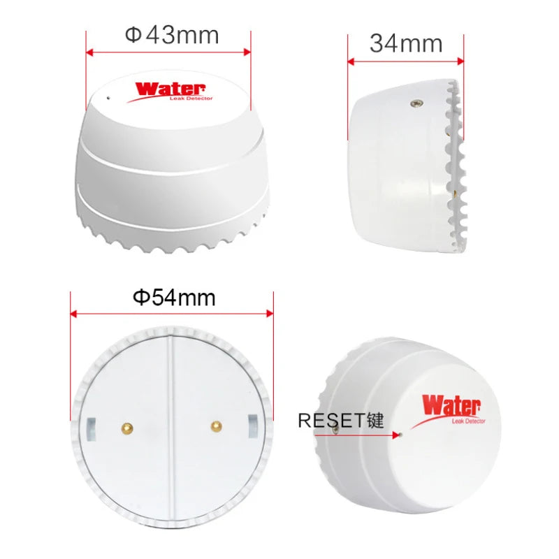 Tuya WIFI Water Leakage Detector Home Water Flood Sensor Smart Life APP Remote Monitoring Overflow Security Tank Linkage Alarm