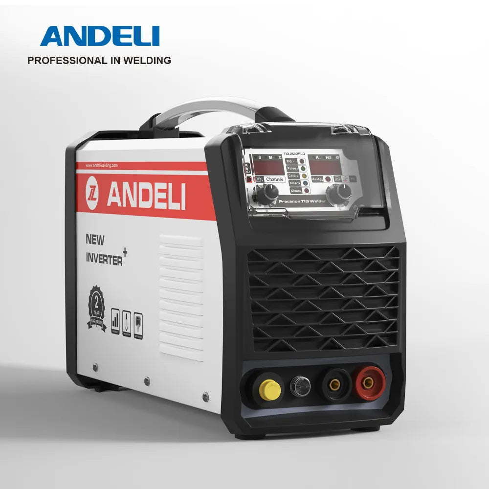 ANDELI TIG-250GPLC Professional TIG welding machine TIG/COLD/PULSE/CLEAN/Au-Ag Multifunctional Welder