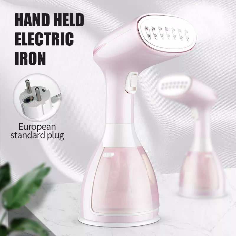 Steam in Seconds 1500W Powerful Portable Handheld  Garment Steamer for Clothes Vertical Electric Iron Ironing Travel  Home