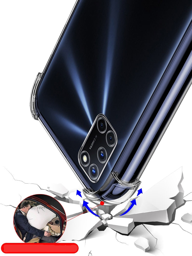 Shockproof Soft TPU Phone Case For OPPO A74 A54 A94 A55 A93 5G A53 A32 A31 2020 Realmel C21 C20 C17 C15 Find X3 X2 Lite Neo Pro