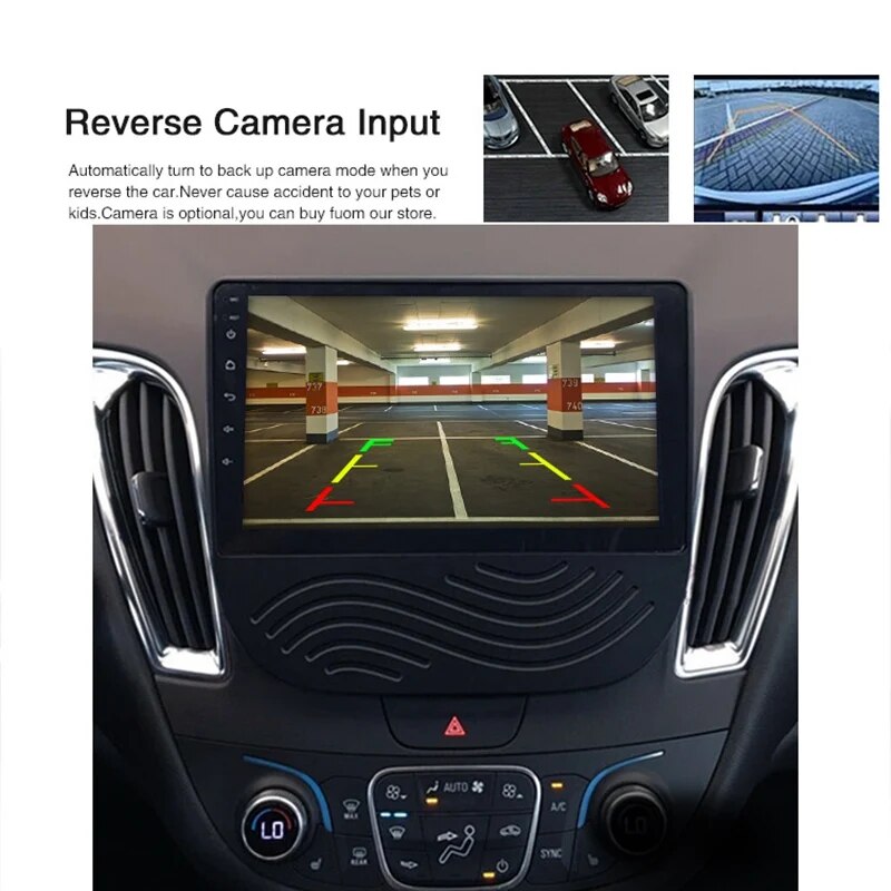 Car Radios 9" 1080P Android 9.0 Car GPS Navi Radio Multimedia Mp5 Player for Chevrolet Malibu XL 2016-2018 Car Electronics