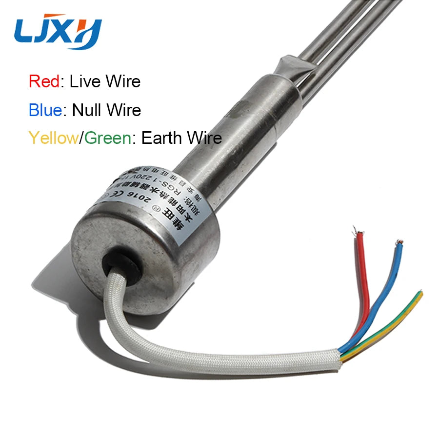 LJXH 304SUS Electric Heating Tube for Solar Water Heater 22/25/32mm Installed under the Side Cover of the Water Tank