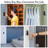 Waterproof Wall Mount Key Storage Secret Box Organizer 4 Digit Password Security Lock No Key Home Office Safe Box caja fuerte
