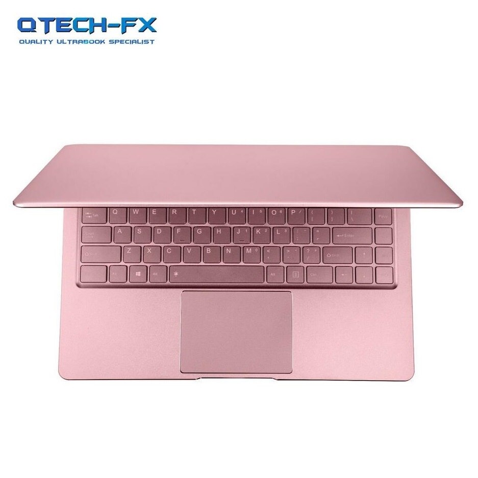 Metal Ultrabook SSD 256GB 512GB RAM 8GB Pink 14" CPU Intel 4 Core Windows Office Arabic French Spanish Russian Keyboard Backlit