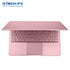 Metal Ultrabook SSD 256GB 512GB RAM 8GB Pink 14" CPU Intel 4 Core Windows Office Arabic French Spanish Russian Keyboard Backlit