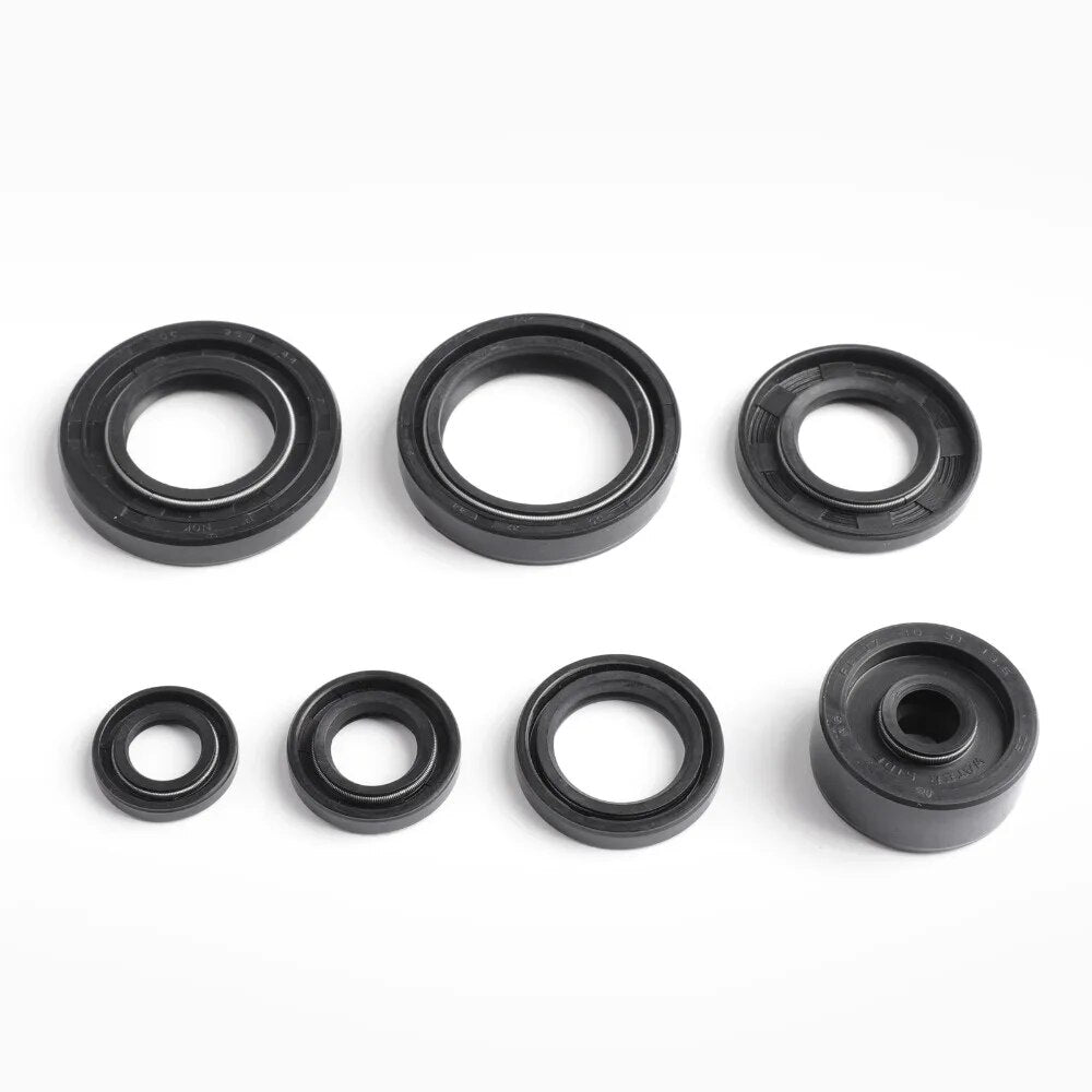 Artudatech Engine Oil Seal Seals Set Kits fits For Yamaha DT200R 1988-1991/1995-1996 DT200WR Motorcycle Accessories Parts